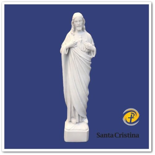 [이태리성물/직수입성물] no1 천연대리석 예수성심상 (46.5cm)가톨릭 천주교 야외용 묘원용예수상