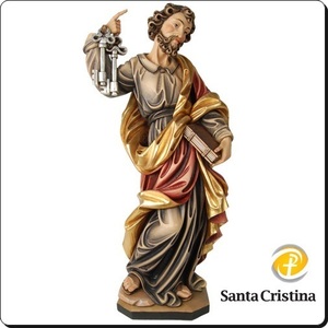 이탈리아 수제 나무성상 목각성상  5600 베드로성인상 (주문제작)가격별도문의 천주교 가톨릭 대형성상,대형성상