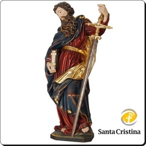 이탈리아 수제 나무성상 목각성상 5700 바오로성인상  (주문제작) 가격별도문의 천주교 카톨릭 대형성상