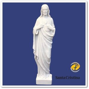 [이태리성물/직수입성물]no2201 천연대리석 예수성심상(54cm) 가톨릭 천주교 야외용 묘원용성모상,대형성상
