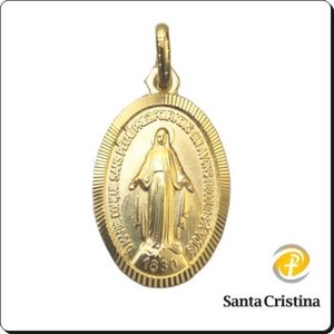 [프랑스직수입] 기적의패 팬던트 기적의메달 성모님메달 성모님목걸이 74023(23mm) 18K금도금 가톨릭 천주교성물