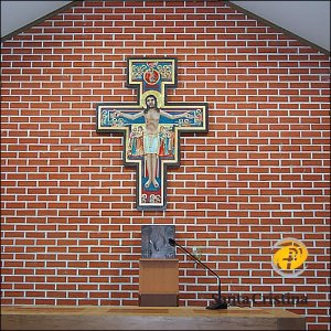 제대십자가 다미아노 1.5m  (주문제작) 가격별도문의 천주교 가톨릭 대형십자가